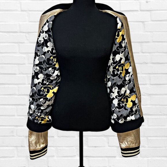 Disney Mickey Gold Collection Full Zip Jacket 90 Years Limited Edition 2X FLAW! - Picture 7 of 13